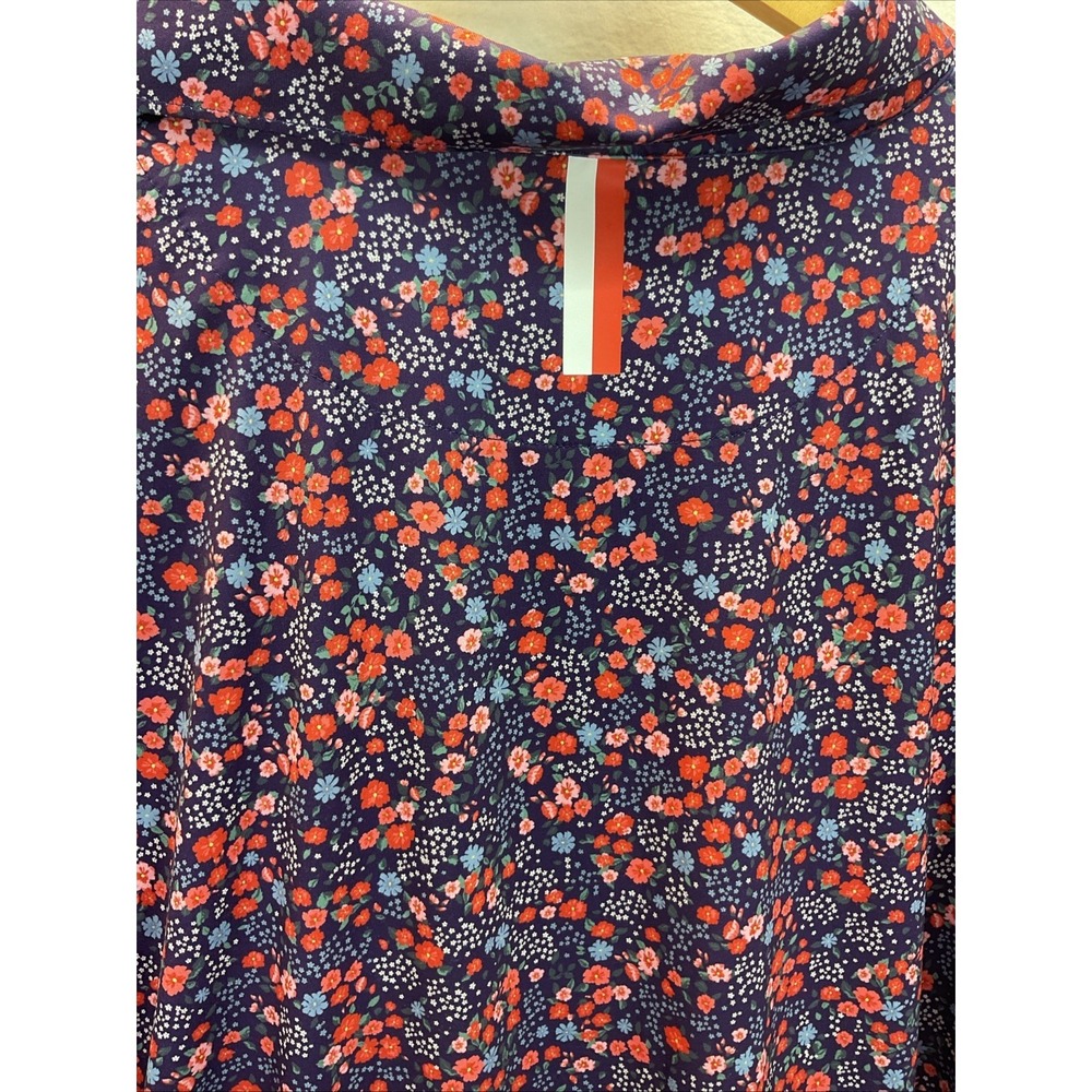Rhoback Navy Polo with Pink Floral Print - Picture 3 of 9
